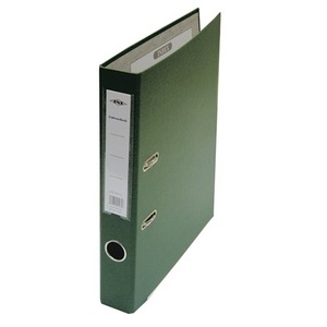 Iratrendező A4, 50mm, GRS, lapszerelt, &eacute;lv&eacute;dő s&iacute;nnel, z&ouml;ld