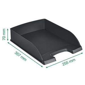 Irattálca A4, műanyag, LEITZ Plus, áttetsző