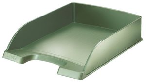 Irattálca A4, műanyag, LEITZ Style, olajfazöld