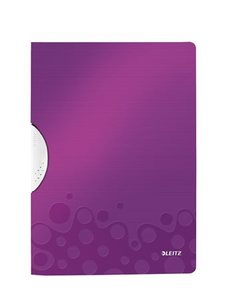 Klipmappa A4, PP, LEITZ Wow ColorClip, 30 lap, lila
