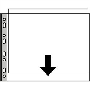 Lefűzhető genotherm A3, fekvő, ESSELTE, 75 mic, 50 db, narancsos