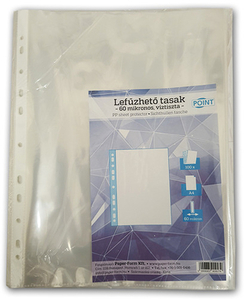 Lefűzhető genotherm A4, 60mic, 100 db-os, víztiszta