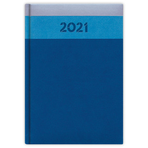 Agenda A5, napi, TRINITY, három harmonizáló színű borító, kék