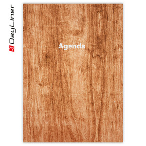 Agenda A5, heti, DAYLINER Colors, Wood