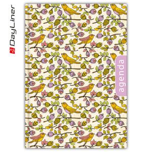 Agenda A5, heti, DAYLINER Colors, Nature lila