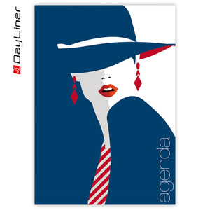Agenda A5, napi, DAYLINER Colors, Fashion kék
