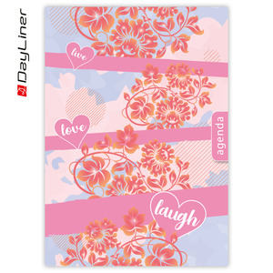 Agenda A5, napi, DAYLINER Colors, Love