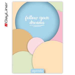 Agenda A5, napi, DAYLINER Colors, Dreams