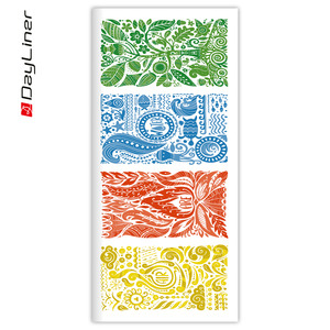 Zsebnaptár, fekvő, DAYLINER Colors, heti, Elements