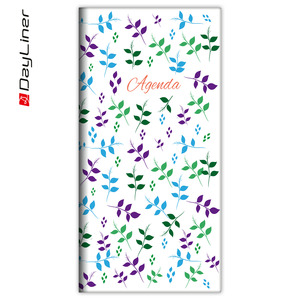 Zsebnaptár, fekvő, DAYLINER Colors, Plant