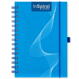 Agenda A5, havi, DAYLINER InSpiral, tervezőnaptár, kék-kék