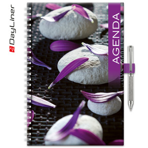 Agenda A5, heti, DAYLINER InSpiral, Zen Lila