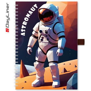 Agenda A5, heti, DAYLINER InSpiral, Astronaut