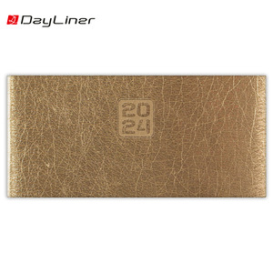 Zsebnaptár, fekvő, DAYLINER Mirror, arany