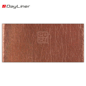 Zsebnaptár, fekvő, DAYLINER Mirror, bronz