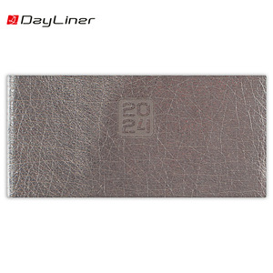 Zsebnaptár, fekvő, DAYLINER Mirror, ezüst
