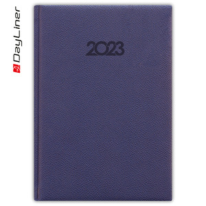 Agenda A5, napi, DAYLINER Napoli, kék
