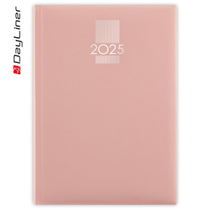 Agenda A5, napi, DAYLINER MyPastel, krém színű lapokkal, púder