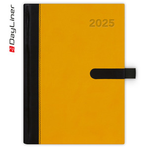 Agenda A5, napi, DAYLINER Winner, sárga