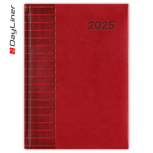 Agenda A5, napi, DAYLINER Tucson, piros