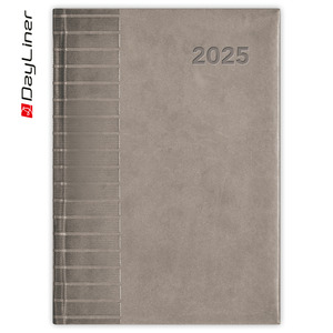 Agenda A5, napi, DAYLINER Tucson, szürke