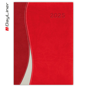 Agenda A5, napi, DAYLINER Dubai, piros-piros