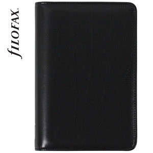 Filofax Metropol Zip Personal, zippzáras, 138x187 mm, fekete