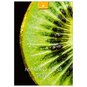 Falinaptár Macro lens B4, álló, 23x33 cm, spirálos, 14 lap, képes