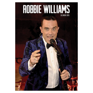 Falinaptár ROBBIE WILLIAMS 29,7x42 cm, álló, spirálozott, 14 lapos