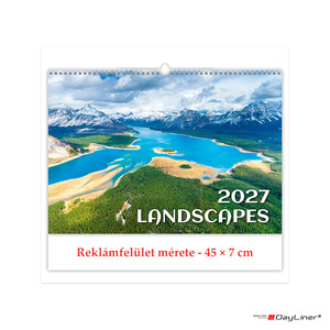 Falinapt&aacute;r 450x315mm, DAYLINER Landscapes 2027.