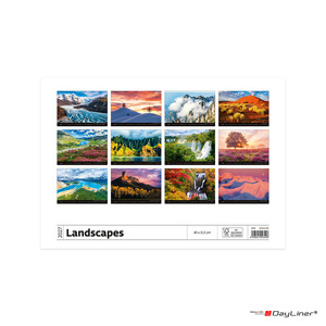 Falinapt&aacute;r 450x315mm, DAYLINER Landscapes 2027.