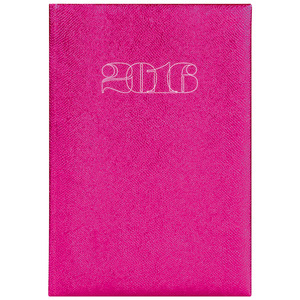 Agenda A5 CHAMELEON pink napi, fehér belív, 150x210mm, 352 oldal,