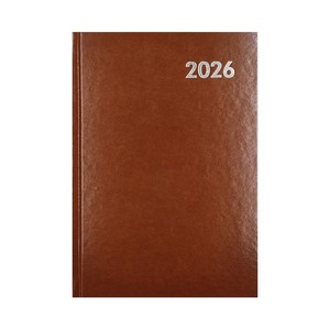 Agenda A4, heti, ALISCA Baladek, műbőr, barna