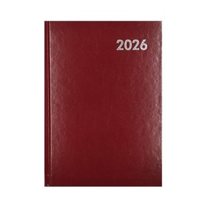 Agenda A4, heti, ALISCA Baladek, műbőr, bordó