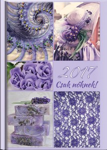 Agenda B6 napi TopTimer N022J Csak Nőknek! lila
