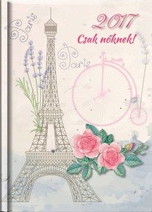 Agenda B6 napi TopTimer N022J Csak Nőknek! Paris