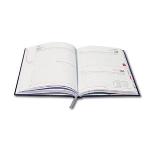 Agenda A5, napi, HERLITZ, párnázott műbőr, bordó