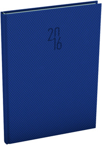 Agenda A4 Diamante kék REALSYSTEM 5221 napi, fehér belívvel