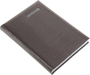 Agenda A5, napi, REALSYSTEM Iguana, fényes műbőr, cabernet bordó