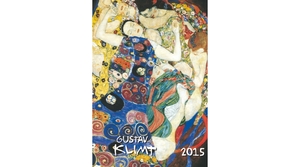 Agenda mágneses Gustav Klimt REALSYSTEM 5412-GK 105x158 mm sárga