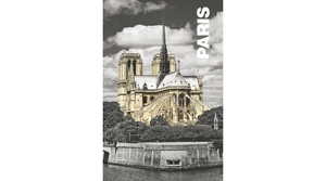 Agenda mágneses Paris REALSYSTEM 5412-GK 105x158 mm sárga