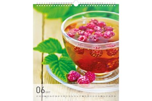 Falinaptár Tea 30x34cm REALSYSTEM 6087-TE képes, 14 lapos