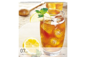 Falinaptár Tea 30x34cm REALSYSTEM 6087-TE képes, 14 lapos