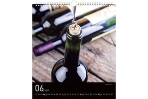 Falinaptár Wine 30x34cm REALSYSTEM 6087-WI képes, 14 lapos