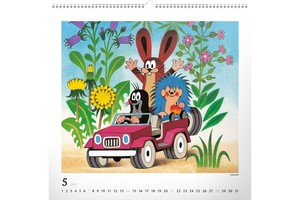 Falinaptár The Little Mole REALSYSTEM 6095-LM 48x46cm Kisvakond
