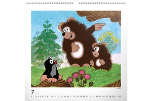 Falinaptár The Little Mole REALSYSTEM 6095-LM 48x46cm Kisvakond