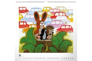 Falinaptár The Little Mole REALSYSTEM 6095-LM 48x46cm Kisvakond