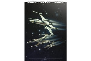 Falinaptár Star Wars Posters REALSYSTEM 6095-SW 48x46cm, 14 lapos