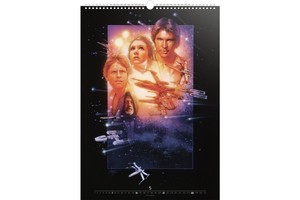 Falinaptár Star Wars Posters REALSYSTEM 6095-SW 48x46cm, 14 lapos