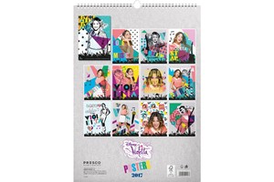 Falinaptár Violetta Posters REALSYSTEM 6095-VI 48x46cm, W. Disney